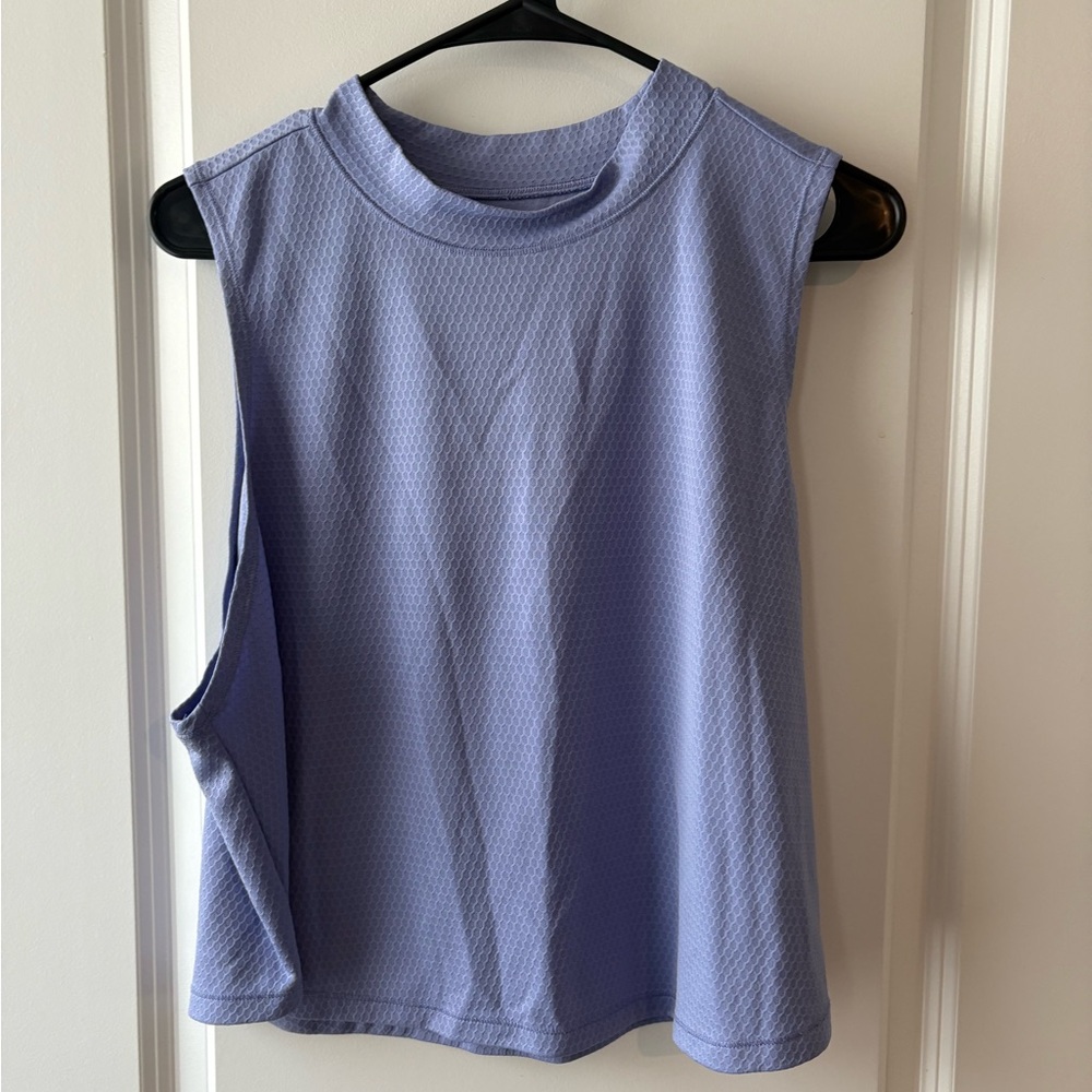 DSG Sleeveless Light Purple Crop Muscle Tee